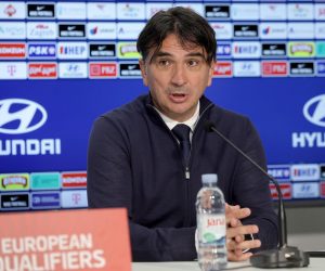 25.03.2023. Split, stadion Poljud  - Utakmica kvalifikacija za EURO 2024, Hrvatska – Wales. Izbornik Hrvatske Zlatko Dalic na konferencija iza medije nakon utakmice. Photo: Luka Stanzl/PIXSELL