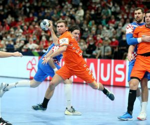 26.01.2022., Multifunctional Arena, Budimpesta, Madjarska - EHF Europsko prvenstvo, skupina I, 4. kolo, Nizozemska - Hrvatska. Photo: Sanjin Strukic/PIXSELL
