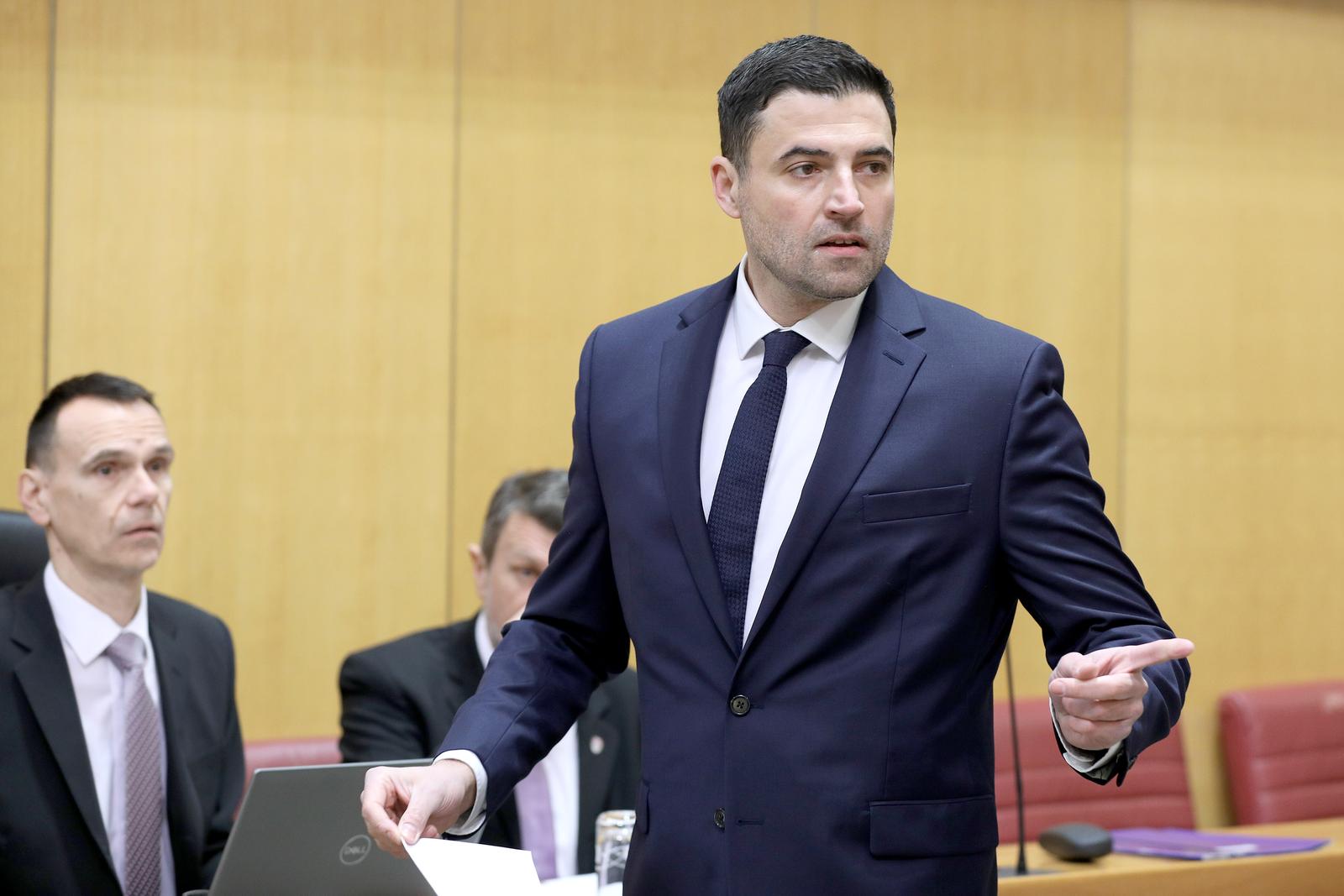 26.01.2023., Zagreb - Sabor 15. sjednicu nastavlja raspravom o prijedlogu plana uskladjivanja zakonodavstva Republike Hrvatske s pravnom stecevinom Europske unije za 2023. Photo: Patrik Macek/PIXSELL