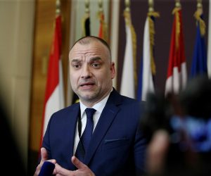 26.02.2020., hotel Westin, Zagreb - Konferencija "Europski obavjestajni kolegij - potpisivanje pisma namjere". Daniel Markic. rPhoto: Dalibor Urukalovic/PIXSELL