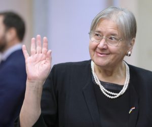 26.10.2022., Zagreb - Predsjednik ukrajinskog parlamenta Ruslan Stefancuk odrzao je govor pred zastupnicama i zastupnicima Hrvatskoga sabora. Predsjednik  Stefancuk u Zagrebu je sudjelovao na samitu Medjunarodne krimske platfotme. Photo: Patrik Macek/PIXSELL