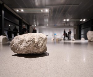 27.09.2022., Zagreb - Otvorenje izlozbe slika, crteza, skica i animacija dobitnice MSU nagrade na 35. Salonu mladih 2020. Ivane Pipal - Nevidljivi prostori u Muzeju suvremene umjetnosti.
 Photo: Davor Puklavec/PIXSELL