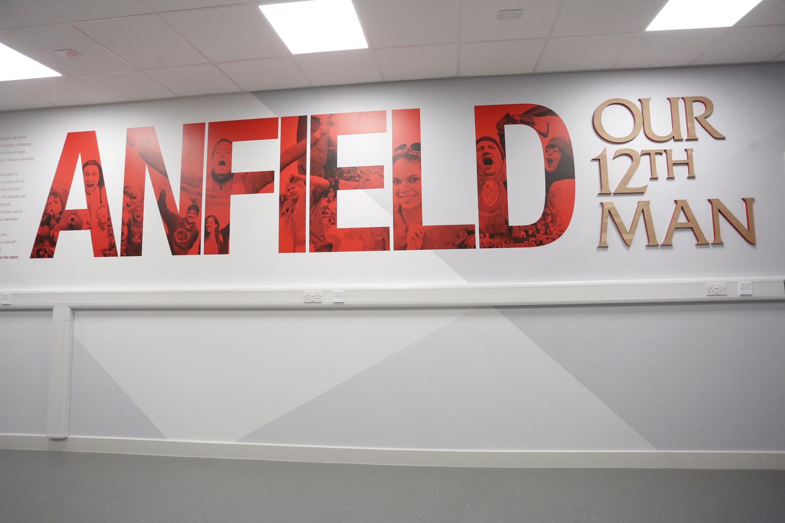 15.10.2017., Liverpool, Engleska - Nogometni stadion Anfield. "nStadion ima cetiri tribine: Spion Kop na kojem su tradicionalno smjesteni najvatreniji navijaci, Main Stand, The Kenny Dalglish Stand i Anfield Road, te ukupno ima 54,074 sjedecih mjesta. "nPhoto: Luka Stanzl/PIXSELL