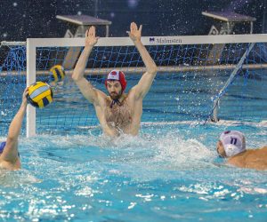 28.02.2023., Gradski bazen, Dubrovnik - LEN Liga prvaka, Jug Adriatic osiguranje - Genesys OSC. Toni Popadic Photo: Grgo Jelavic/PIXSELL
