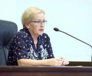29.06.2020., Zagreb - Drzavno izborno povjerenstvo odrzalo je konferenciju za medije u Hrvatskom saboru na temu organizacije glasanja na izborni dan. Vesna Fabijancic Krizanic. rPhoto: Patrik Macek/PIXSELL