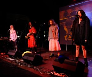 30.05.2022., Zagreb - Koncertom ruskog feministickog, anarhistickog, punk rock sastava Pussy Riot poceo je program Ljeto u MSU. Photo: Slaven Branislav Babic/PIXSELL