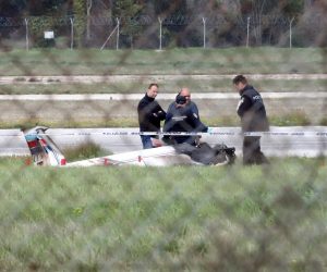 31.03.2023., Pula - U Zracnoj luci Pula pri polijetanju je pao je mali privatni avion pri cemu su poginule dvije osobe. Photo: Srecko Niketic/PIXSELL