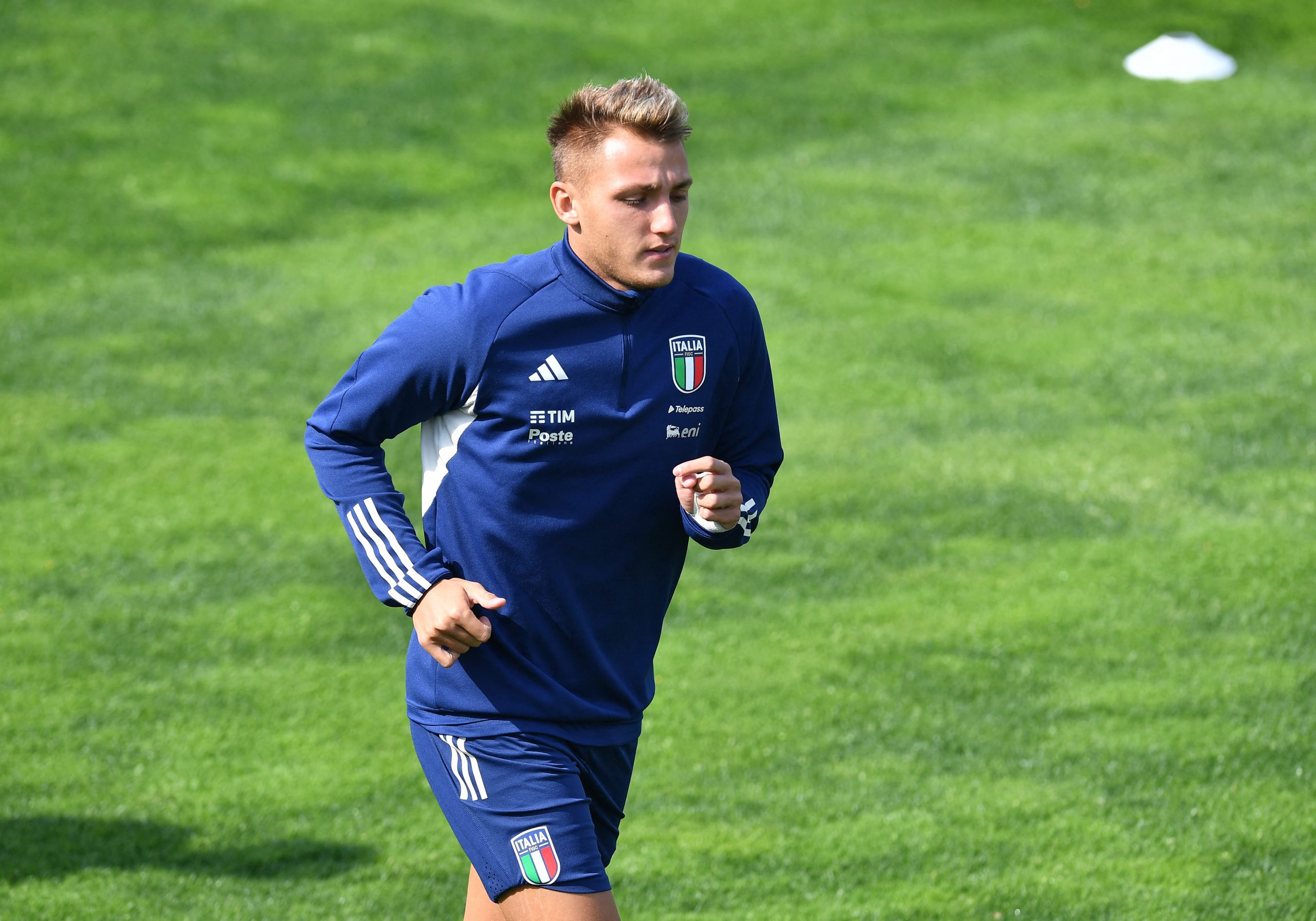 Soccer Football - UEFA Euro 2024 Qualifier - Italy Training - FIGC Coverciano Technical Centre, Coverciano, Italy - March 22, 2023 Italy's Mateo Retegui during training REUTERS/Jennifer Lorenzini Photo: JENNIFER LORENZINI/REUTERS