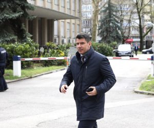 Zagreb, 15.03.2023. - Konferencija za medije saborskog zastupnika Mosta Nikole Grmoje u vezi nezakonitih radnji MUP-a u sluèaju diplomata Damira Sabljaka. Na fotografiji Nikola Grmoja. foto HINA/ Lana SLIVAR DOMINIÆ/ lsd
