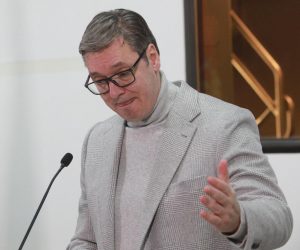 28, February, 2023, Belgrade - The meeting of the President of the Republic of Serbia, Aleksandar Vucic, with the EU Commissioner for Enlargement, Oliver Varhelyi. Oliver Varhelyi, Aleksandar Vucic.  

28, februar, 2023, Beograd - Sastanak predsednika Republike Srbije Aleksandara Vucica sa komesarom EU za prosirenje Oliverom Varheljijem.   Photo: Milos Tesic/PIXSELL