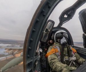 epa10524754 A handout photo made available by the Russian Defence Ministry press-service on 15 March 2023 of a Russian military Soviet-era close air support (CAS) aircraft Su-25 Grach 'Rook' at an undisclosed location in Ukraine. The Russian Defence Ministry said that Russian air forces carried out rocket air strikes on military facilities and equipment of the Armed Forces of Ukraine. On 24 February 2022 Russian troops entered the Ukrainian territory in what the Russian president declared a 'Special Military Operation', starting an armed conflict that has provoked destruction and a humanitarian crisis.  EPA/RUSSIAN DEFENCE MINISTRY PRESS SERVICE HANDOUT -- MANDATORY CREDIT -- BEST QUALITY AVAILABLE -- HANDOUT EDITORIAL USE ONLY/NO SALES