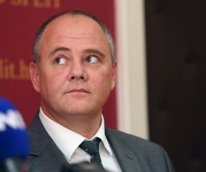 Split, 22.03.2023 - Konferencija za medije na temu: pravni status Spaladium Arene.  Na slici Antonio Kuzmaniæ.foto HINA/ Ivana IVANOVIÆ/ ik