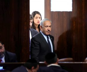 epa10545538 Israeli Prime Minister Benjamin Netanyahu (C) attends a voting session in the Knesset, the Israeli parliament, in Jerusalem, Israel, 27 March 2023. Mass protests have been held in Israel for 12 weeks against the government's plans to reform the justice system and limit the power of the Israeli Supreme Court.  EPA/ABIR SULTAN