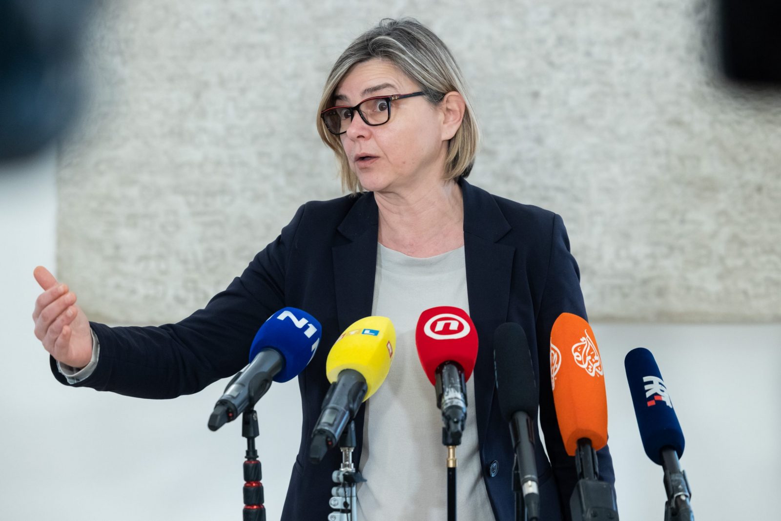 Zagreb, 30.03.2023. - Saborska zastupnica Sandra Benčić komentirala je napise o PPD-u i ostale aktualnosti u društvu.
Na fotografiji Sandra Benčić.
foto HINA/ Edvard ŠUŠAK/ es