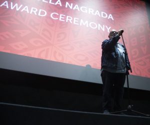 Zagreb, 01.04.2023.-  Dodjela nagrada Međunarodnoga festivala dokumentarnog filma ZagrebDox. Na fotografiji Nenad Puhovski.  foto HINA/ Daniel KASAP/ dk