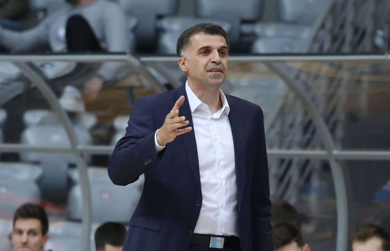 Zadar, 04.04.2023.. - Dvorana Krešimira Ćosića na Višnjiku. Utakmica 4. kola HT Premijer lige za prvaka između KK Zadar i KK Cibona.
Na fotografiji: Josip Sesar,  
Foto HINA/Zvonko KUCELIN