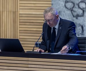 Zagreb, 13.4.2023 - Sjednica Vlade RH. Na slici Davor Božinović.
Foto Hina/ Dario GRZELJ/ dag
