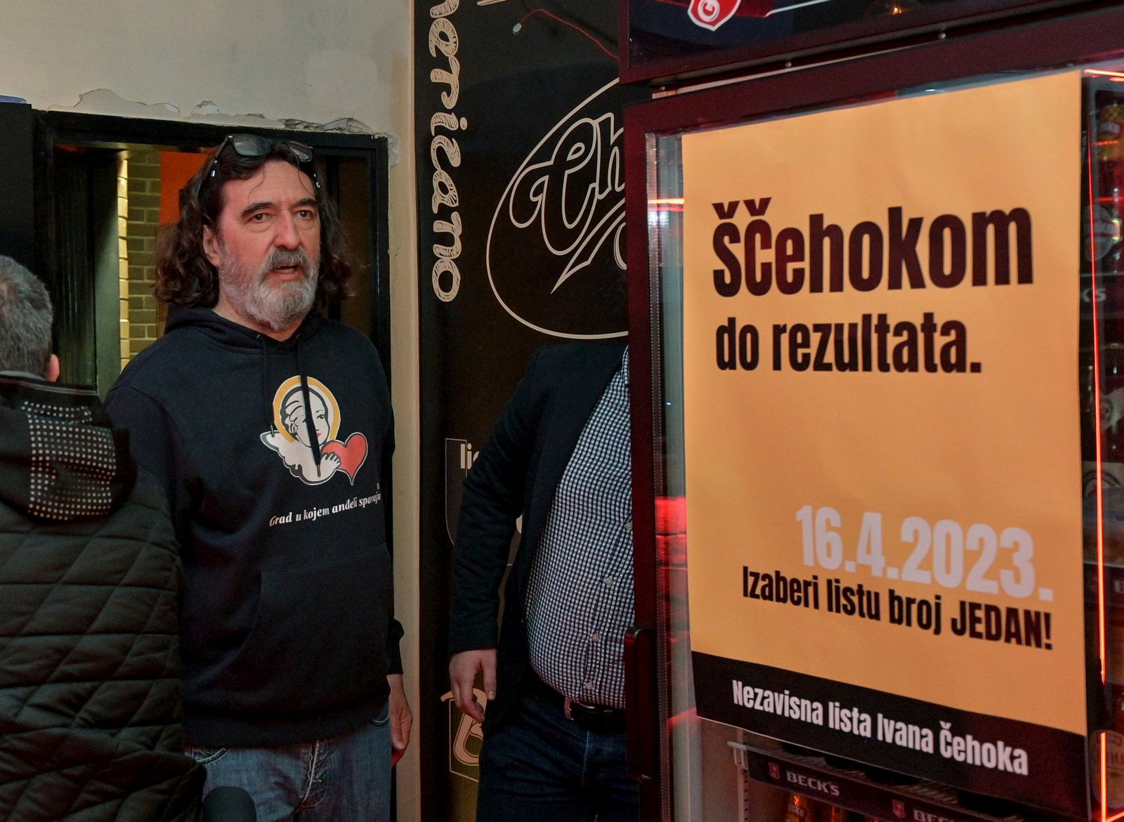 Varadin, 16.04.2023 - Stoer Nezavisne liste Ivana Èehoka. Na slici Ivan Èehok. foto HINA/ Sinia KALAJDIJA/ ik