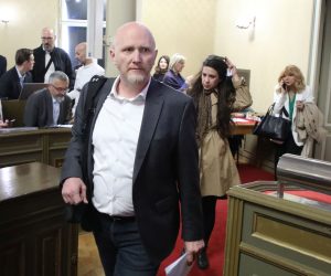 Zagreb, 27.4.2023.- Sjednica zagrebačke Gradske skupštine. Na fotografiji Renato Petek.
foto HINA/ Admir BULJUBAŠIĆ/ abu