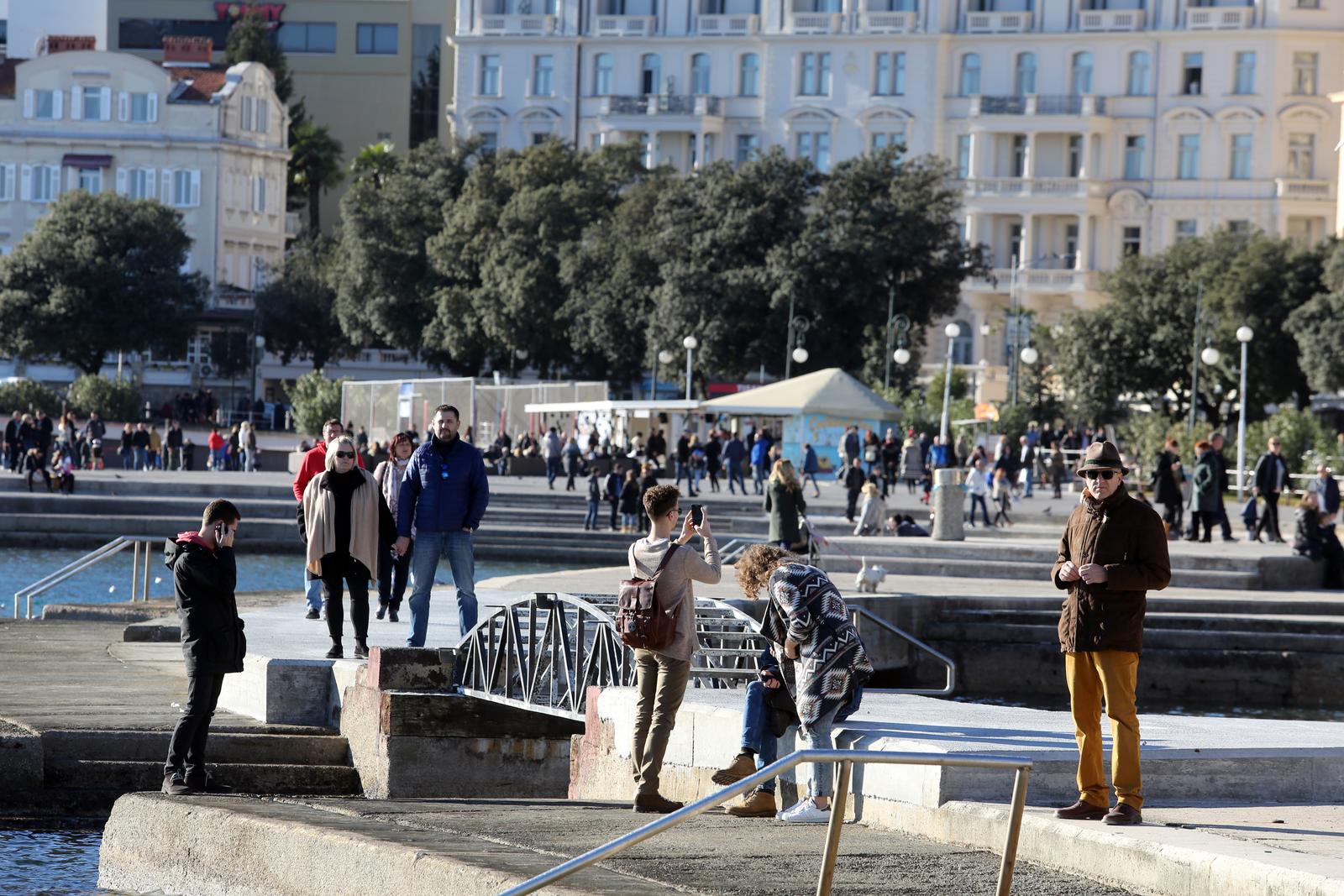 01.01.2017., Opatija - Opatijska rivijera puna je turista na novogodisnjem odmoru. rPhoto: Goran Kovacic/PIXSELL