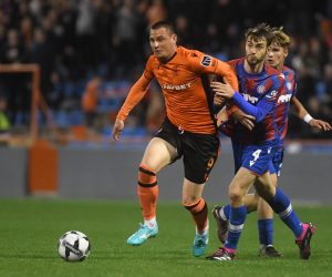01.04.2023., Sibenik - SuperSport hrvatska nogometna liga, 27. kolo, HNK Sibenik - HNK Hajduk. Dejan Radonjic, Francisco Reis Ferreira Photo: Hrvoje Jelavic/PIXSELL