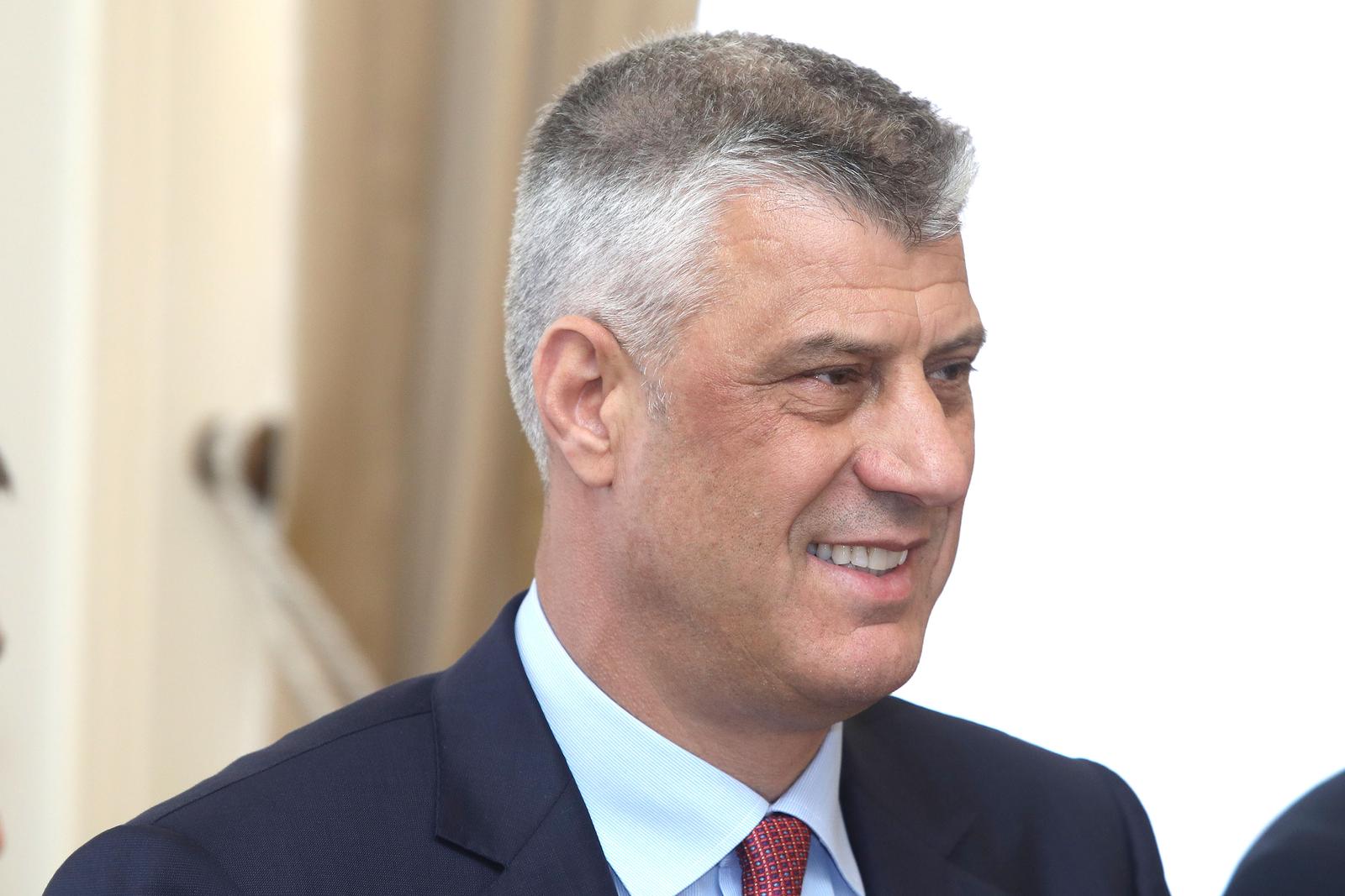 01.06.2017., Zagreb - Predsjednik Vlade Republike Hrvatske Andrej Plenkovic sastao se u Banskim dvorima s predsjednikom Republike Kosovo Hashimom Thacijem. "nPhoto: Patrik Macek/PIXSELL