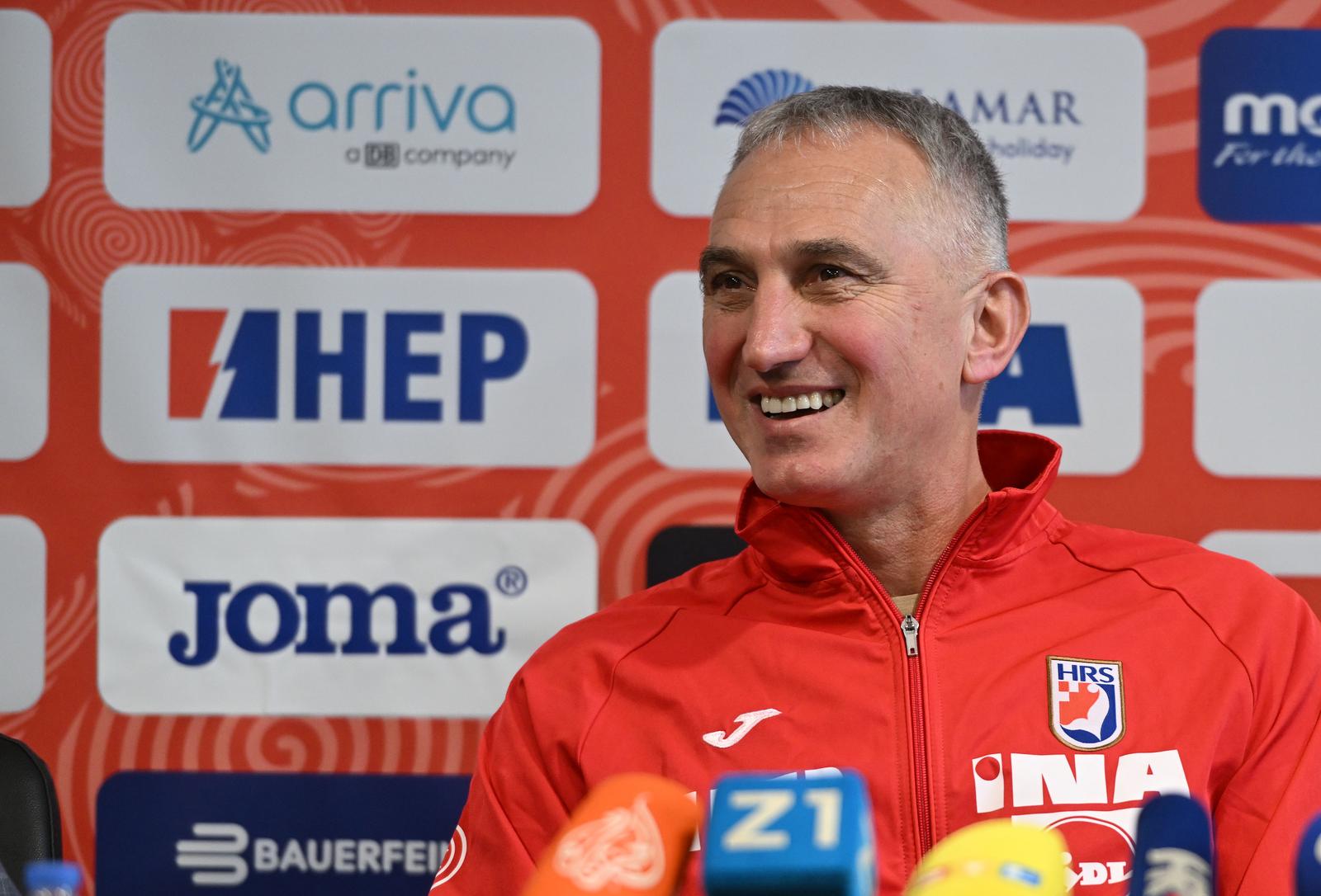03.02.2023., Zagreb - U Hrvatskom rukometnom savezu predstavljen je novi izbornik reprezentacije Goran Perkovac Photo: Davorin Visnjic/PIXSELL
