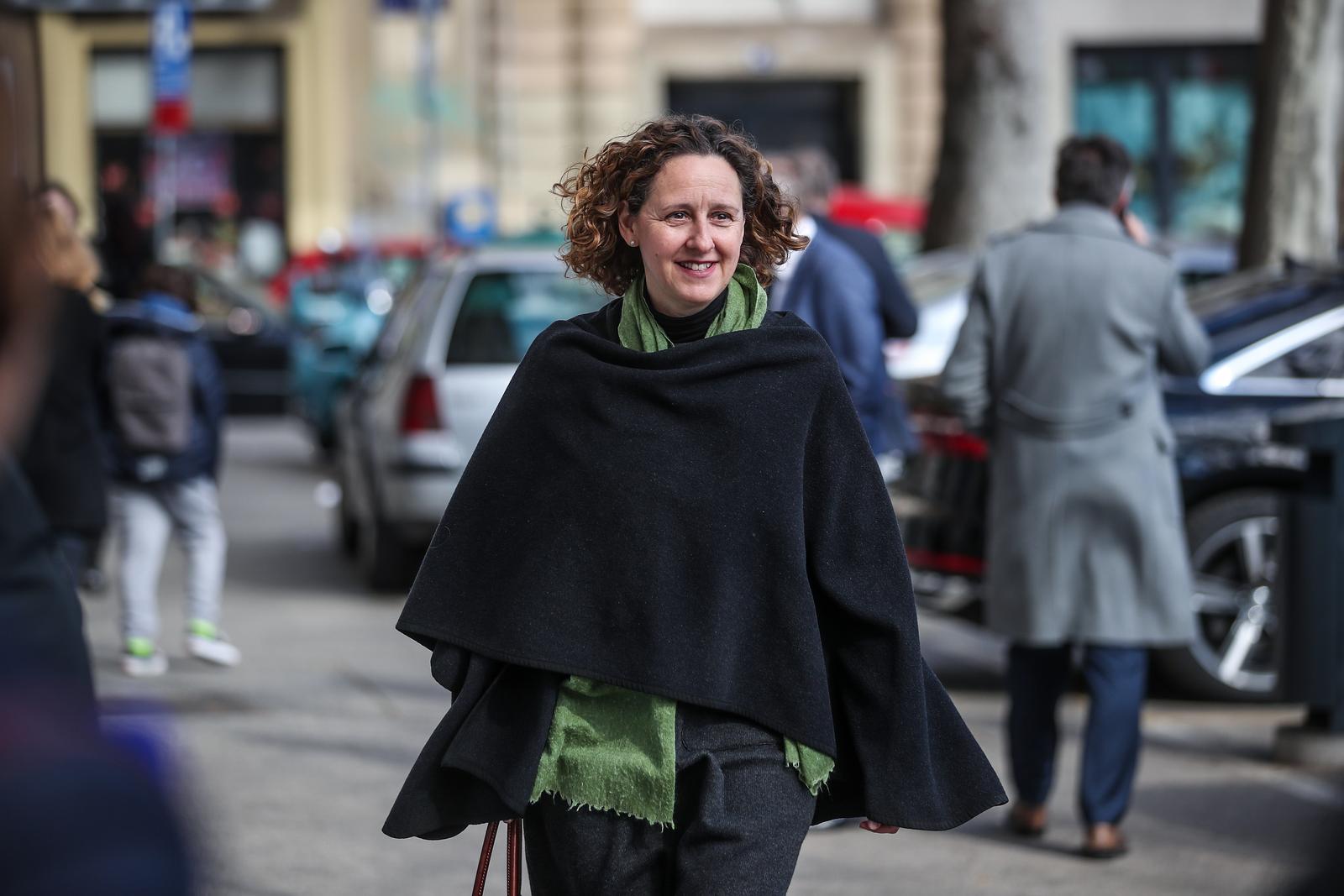 03.04.2023., Zagreb - Dolazak clanova sireg predsjednistva HDZ-a na sjednicu. Nina Obuljen Korzinek Photo: Slavko Midzor/PIXSELL