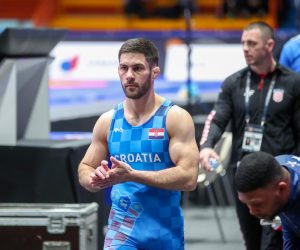 4.02.2023., Dom Sportova, Zagreb - Dom sportova, Zagreb - Medjunarodni turnir u hrvanju, UWW Grand Prix Ranking Series Zagreb Open 2023. Borba  63 kg. Ivan Lizatovic (CRO) Photo: Matija Habljak/PIXSELL