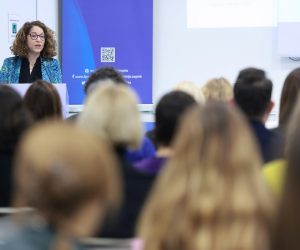 06.02.2023., Zagreb - Kuca Europe. Pucka pravobraniteljica Tena Simonović Einwalter predstavlla je rezultate istrazivanja o stavovima i razini svijesti o diskriminaciji i pojavnim oblicima diskriminacije u Hrvatskoj. Nakon toga uslijedio je okrugli stol o zastiti od diskriminacije u Hrvatskoj. Na okruglom stolu sudjeluju: Snjezana Vasiljevic, Pravni fakultet Sveucilista u Zagrebu i posebna savjetnica potpredsjednice Vlade RH; Boris Jokic, Institut za drustvena istražzvanja; Natasa Kovacevic, Informativno pravni centar Slavonski Brod i Mirjana Matesic, Hrvatski poslovni savjet za odrzivi razvoj – HRPSOR. Photo: Sanjin Strukic/PIXSELL