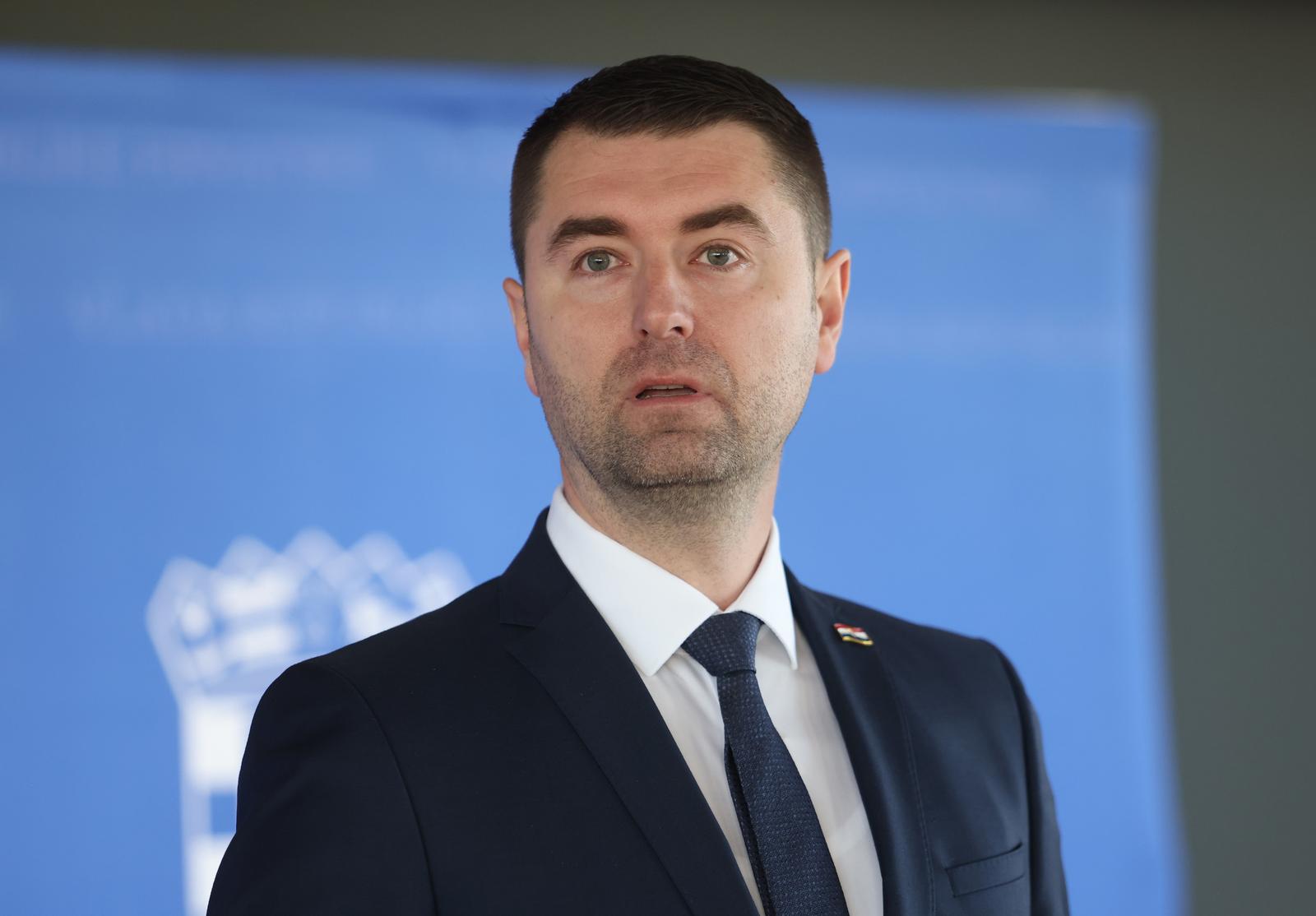 06.04.2023., Zagreb - Ministar gospodarstva i odrzivog razvoja Davor Filipovic dao je izjavu medijima nakon sjednice Vlade RH. Photo: Boris Scitar/PIXSELL