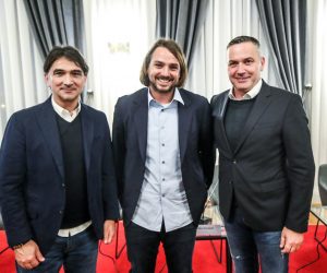 06.04.2023.., Zagreb - U velikoj dvorani Novinarskog doma predstavljena knjiga Cico - tak imam te rad autora Tomislava Dasovica i Mladena Miletica sa Vecernjim listom.  Photo: Slavko Midzor/PIXSELL