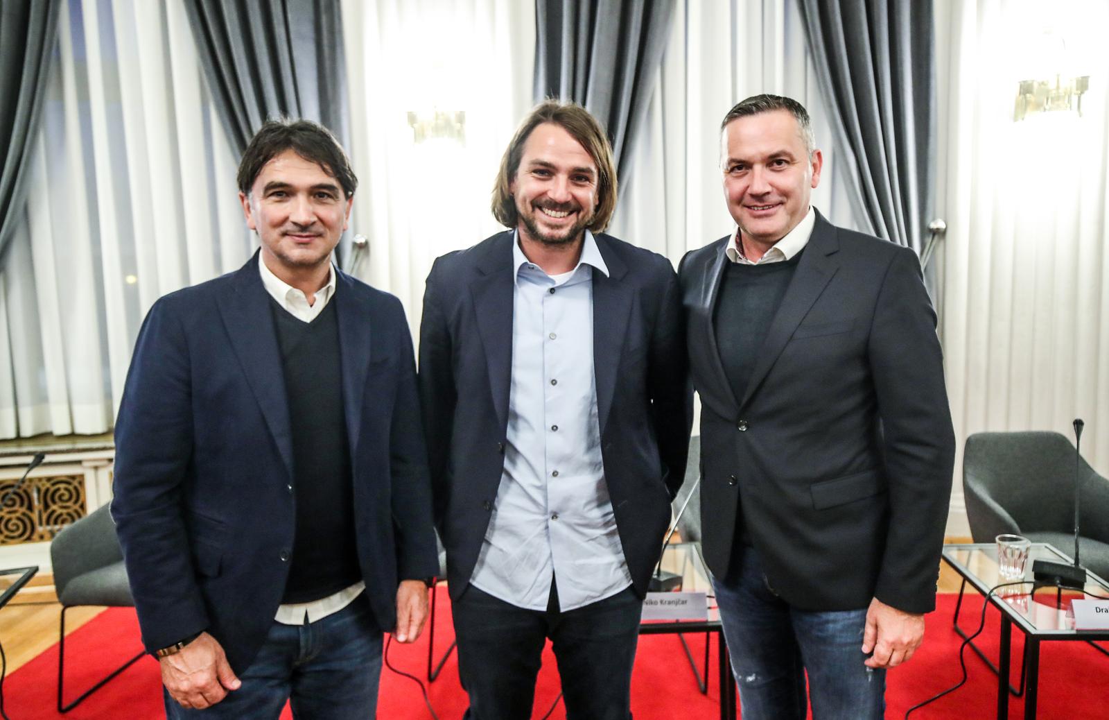 06.04.2023.., Zagreb - U velikoj dvorani Novinarskog doma predstavljena knjiga Cico - tak imam te rad autora Tomislava Dasovica i Mladena Miletica sa Vecernjim listom.  Photo: Slavko Midzor/PIXSELL