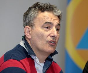07.04.2016., Zagreb - Pavle Kalinic, procelnik Gradskog ureda za upravljanje u hitnim situacijama Grada Zagreba, iznio je na konferenciji za medije novu procjenu ugroze stanovnika Zagreba.rPhoto: Patrik Macek/PIXSELL