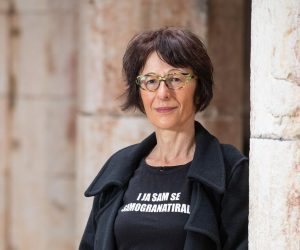 01.04.2022., Dubrovnik - Florence Hartmann, francuska novinarka i knjizevnica, bivsa glasnogovornica Medjunarodnog kaznenog suda za bivsu Jugoslaviju. Photo: Grgo Jelavic/PIXSELL
