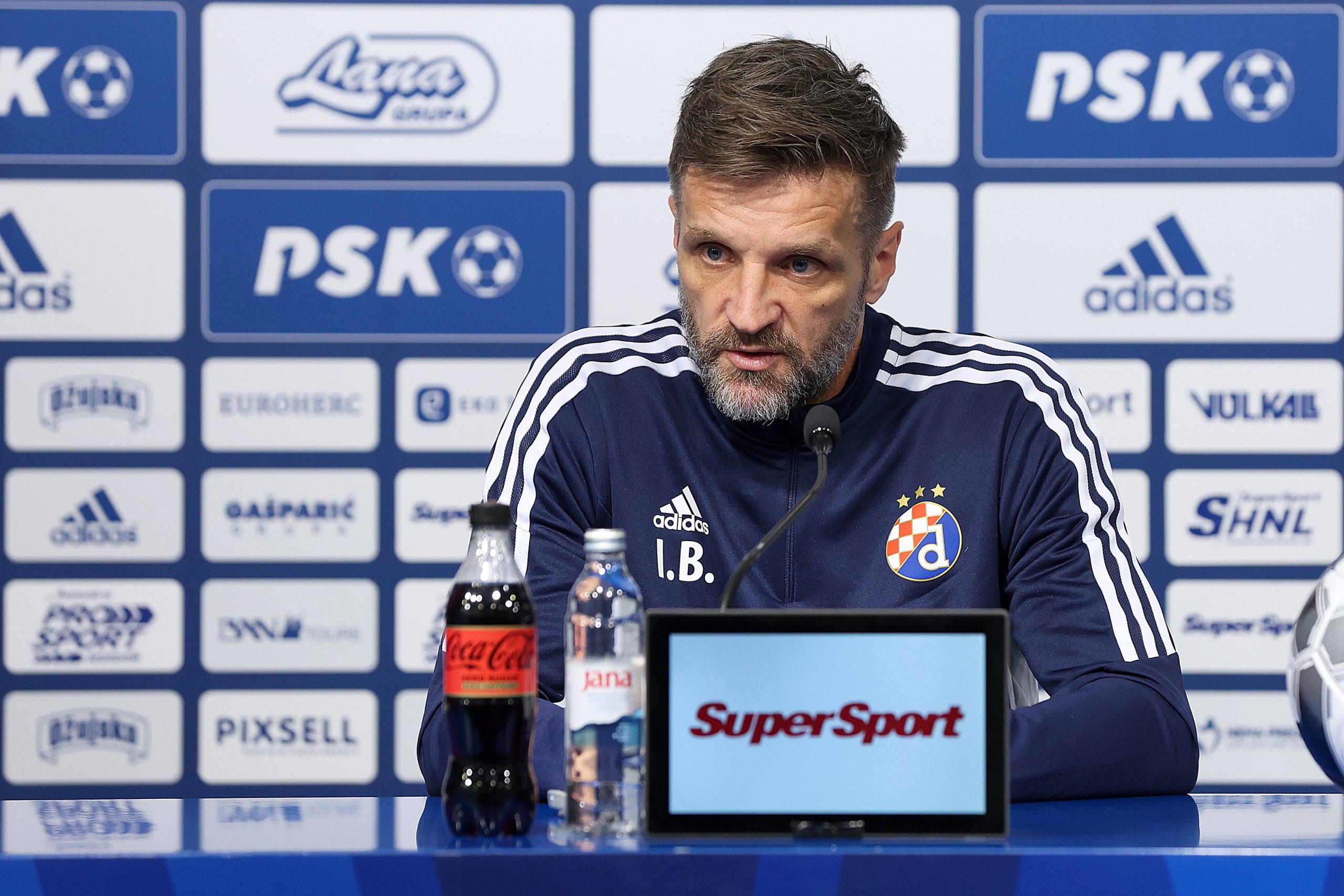 07.04.2023., Zagreb - Novi trener Dinama Igor Biscan odrzao je prvu konferenciju za medije. Photo: Goran Stanzl/PIXSELL
