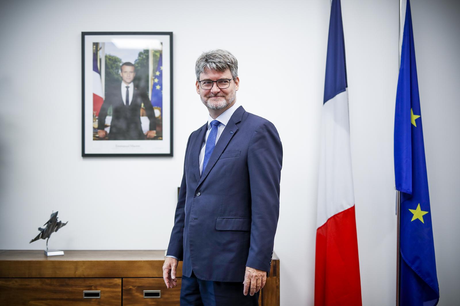 07.07.2022., Zagreb - Francuski veleposlanik u RH Gael Veyssiere.  Photo: Slavko Midzor/PIXSELL