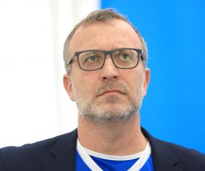 07.09.2022., Zagreb - Predsjednik Kluba gradskih zastupnika Most-a Marko Sladoljev i clanovi Kluba gradskih zastupnika MOST-a Trpimir Goluza te Lovro Markovic odrzali su konferenciju za medije. Photo: Sanjin Strukic/PIXSELL