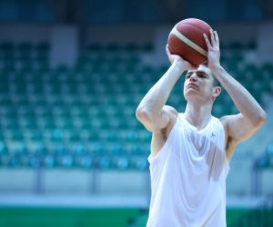 07.11.2022., Zagreb - Kosarkaski centar Drazen Petrovic. Jutarnji trening kosarkaske reprezentacije povodom okupljanja i pripreme hrvatske kosarkaske reprezentacije uoci drugog pretkvalifikacijskog ciklusa za Europsko prvenstvo 2025 godine. Danko Brankovic. Photo: Sanjin Strukic/PIXSELL