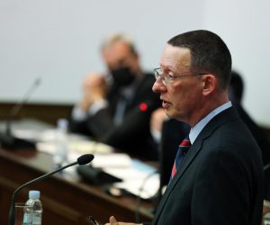 09.09.2021., Zagreb - Odbor za sudstvo,kandidat Marin  Mrcela.rPhoto: Emica Elvedji/PIXSELL