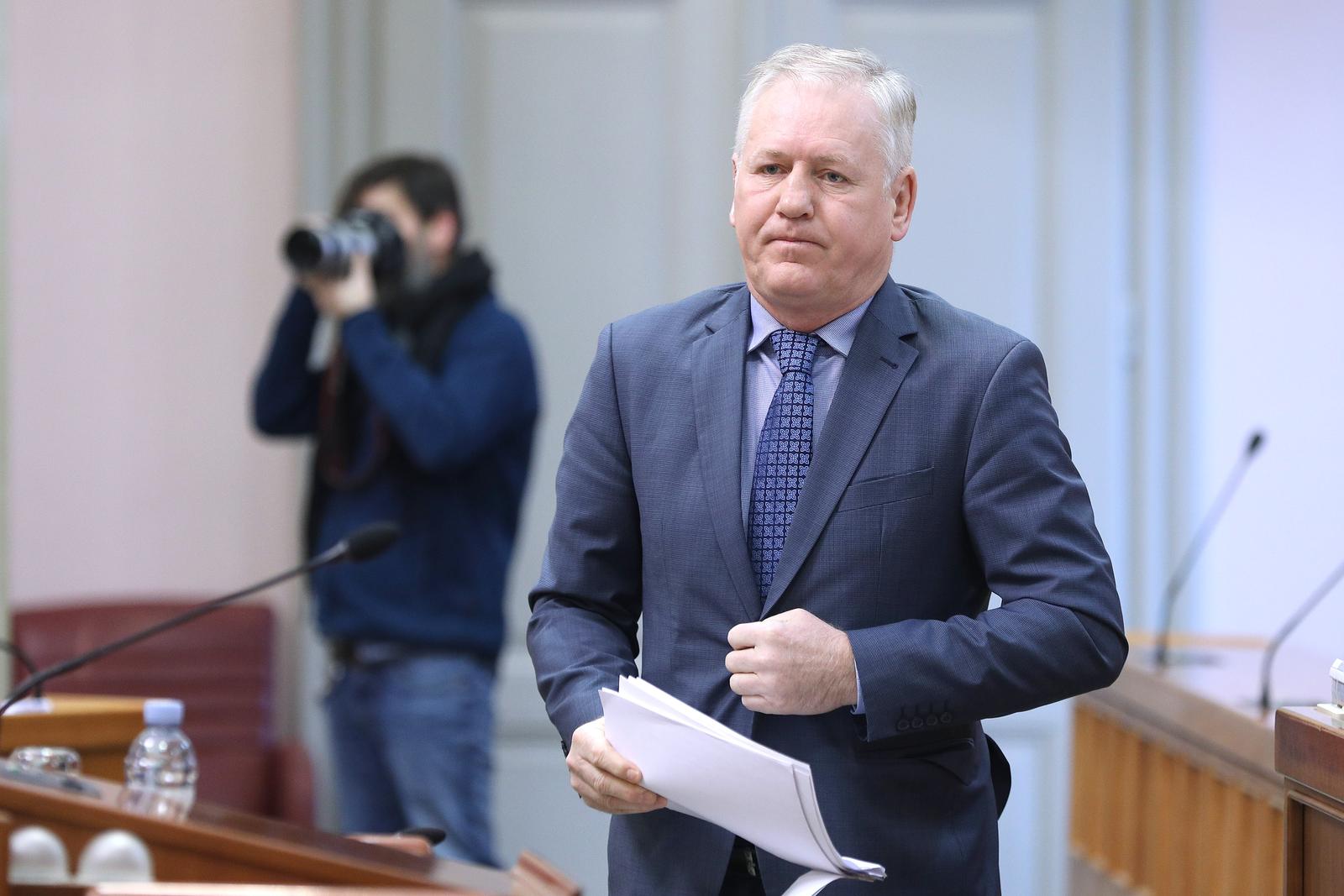 10.02.2023., Zagreb - Sabor 15. sjednicu nastavlja raspravom o nacionalnom programu protuminskog djelovanja Republike Hrvatske do 2026. godine. Photo: Patrik Macek/PIXSELL