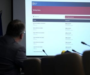 10.02.2023., Zagreb - Ministarstvo Gospodarstva i odrzivog razvoja predstavilo aplikaciju za pracenje cijena trgovaca, takozvana bijela lista. Pomocu aplikacije kupci mogu pratiti cijene u trgovackim lancima ali samo odredjene artikle. Cijena aplikacije kostala je oko 26000 eura. Jurica Lovricevic Photo: Marko Lukunic/PIXSELL