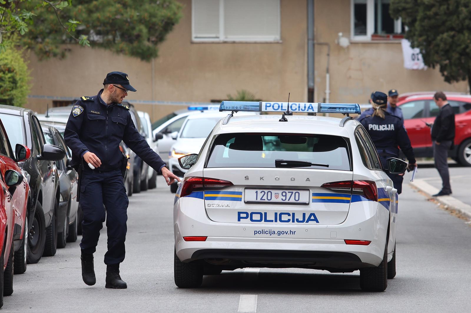 11.04.2023., Split - Malo prije 16 sati doslo je do pucnjave na splitskim Skalicama gdje je ranjena jedna osoba. Photo: Miroslav Lelas/PIXSELL