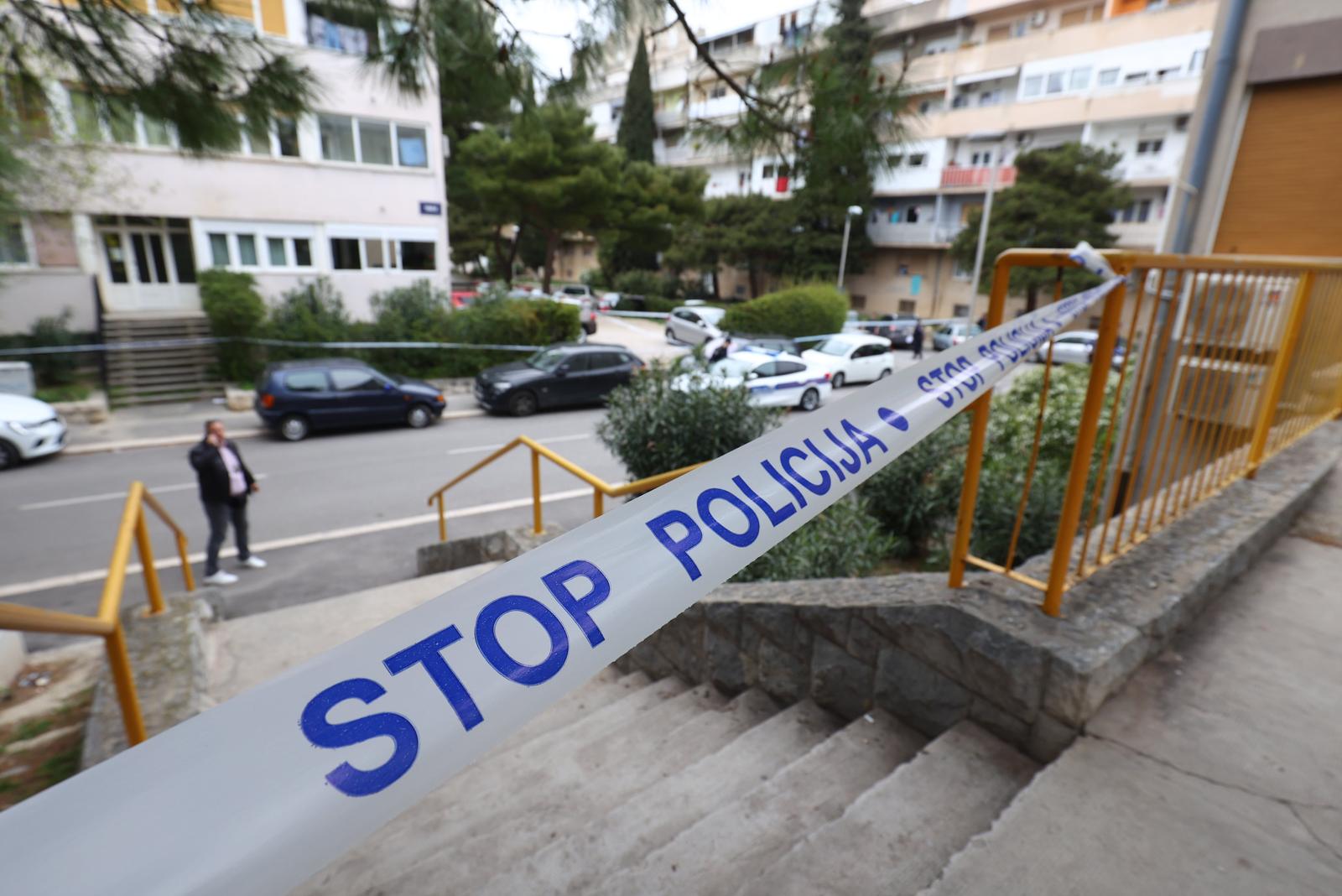 11.04.2023., Split - Malo prije 16 sati doslo je do pucnjave na splitskim Skalicama gdje je ranjena jedna osoba. Photo: Miroslav Lelas/PIXSELL