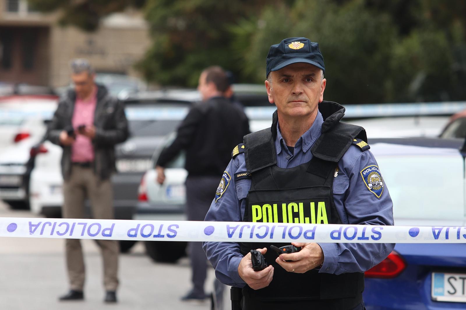 11.04.2023., Split - Malo prije 16 sati doslo je do pucnjave na splitskim Skalicama gdje je ranjena jedna osoba. Photo: Miroslav Lelas/PIXSELL