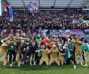 12.04.2023., stadion Ivan Kusek Apas, Koprivnica - SuperSport Hrvatski nogometni kup, polufinale, NK Slaven Belupo - HNK Hajduk.  Photo: Luka Stanzl/PIXSELL