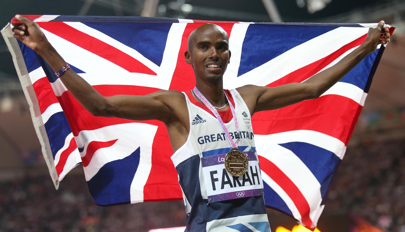 05.08.2012., Engleska, London - Ljetne Olimpijske igre London 2012. Pobjednik utrke 10000m, Mohamed Farah.r"nPhoto: Igor Kralj/PIXSELL
