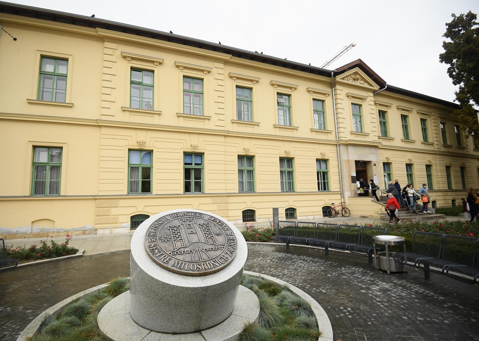12.10.2020., Zagreb - Policajac koji je ozlijedjen u pucnjavi ispred zgrade Vlade u jutarnjim satima nalazi se  u Vinogradskoj  bolnici.rPhoto: Marko Lukunic/PIXSELL