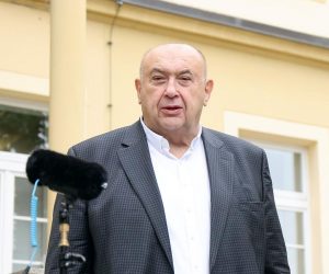 12.10.2022., Zagreb - Odvjetnici Cedo Prodanovic i Jadranka Slokovic obratili se medijima nakon presude Ivi Sanaderu na Opcinskom kaznenom sudu. Photo: Luka Stanzl/PIXSELL