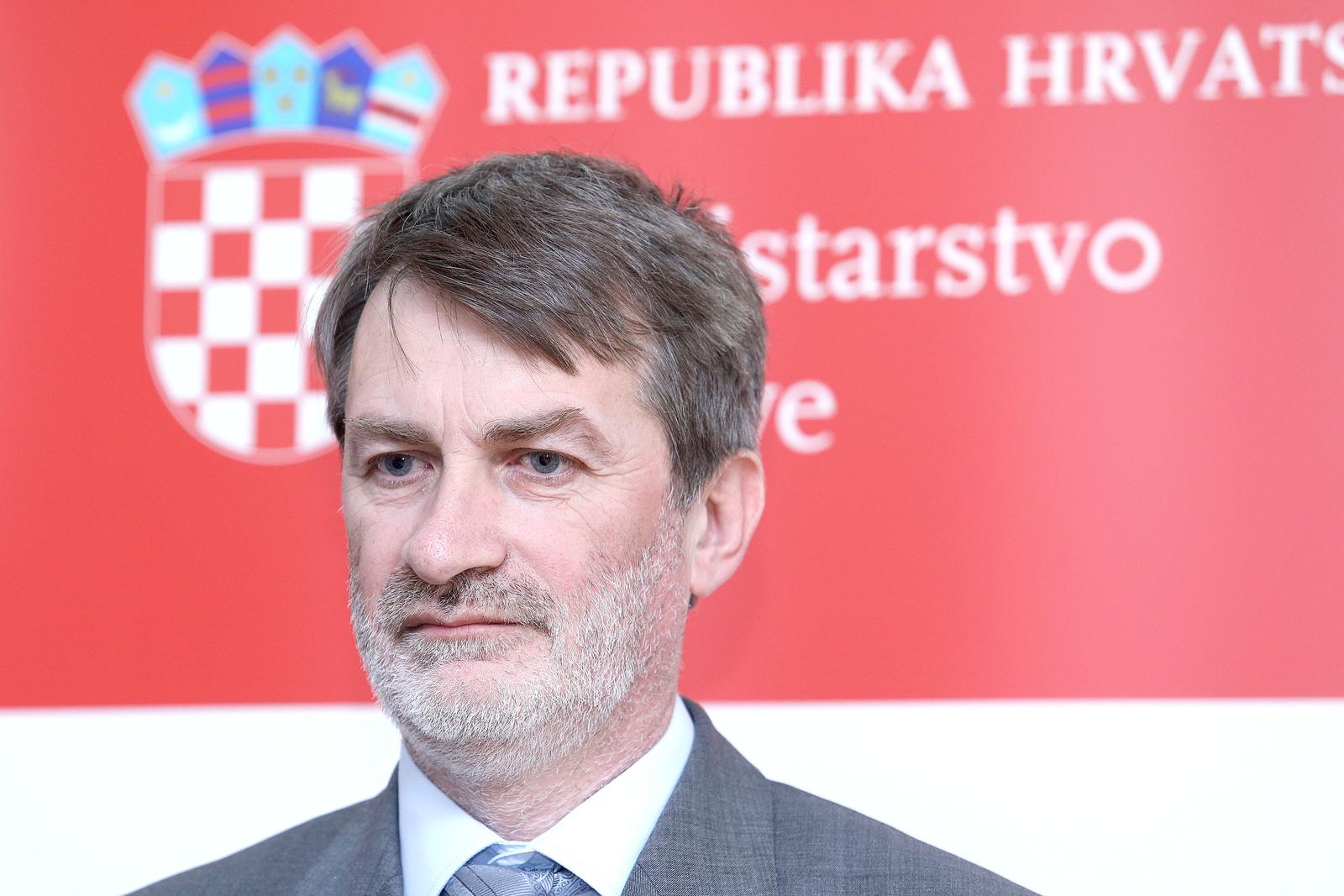 13.03.2017., Zagreb - Konferencija za medije mnistra uprave Ivana Kovacica o slucaju sluzbenica koje je zaposlio u ministarstvu. Ivica Relkovic. Photo: Patrik Macek/PIXSELL